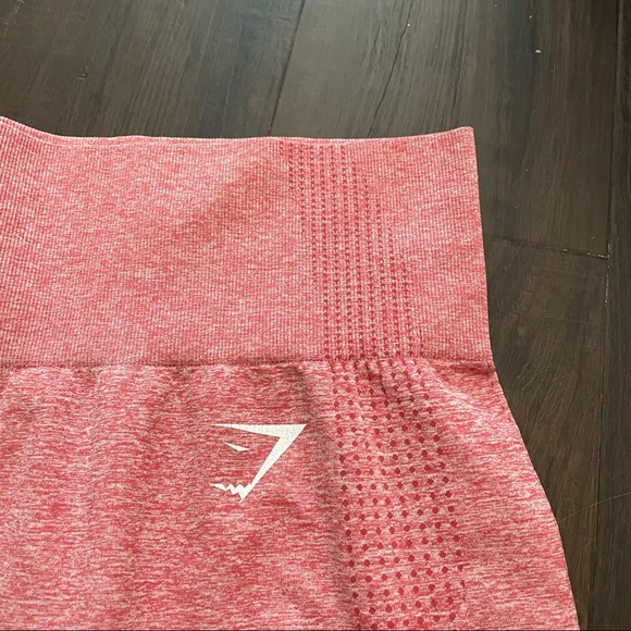 GymShark Vital Seamless Legging in Orange Marl - Picture 7 of 10